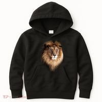 Lion Head Graphic Kids Hoodie thumb 0