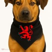 Lion Rampant of Scotland USA-Made Doggie Bandana thumb 1