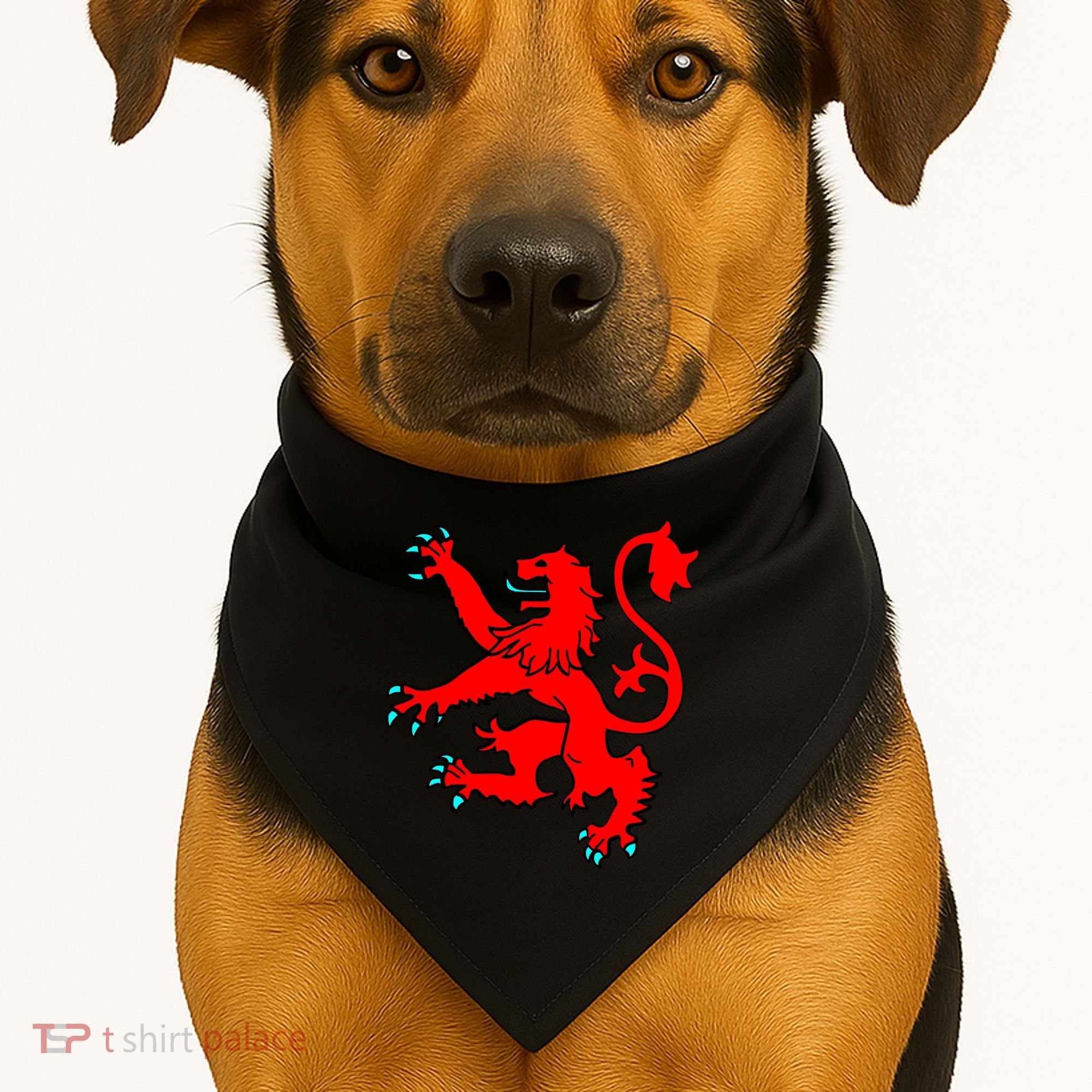 Lion Rampant of Scotland USA-Made Doggie Bandana