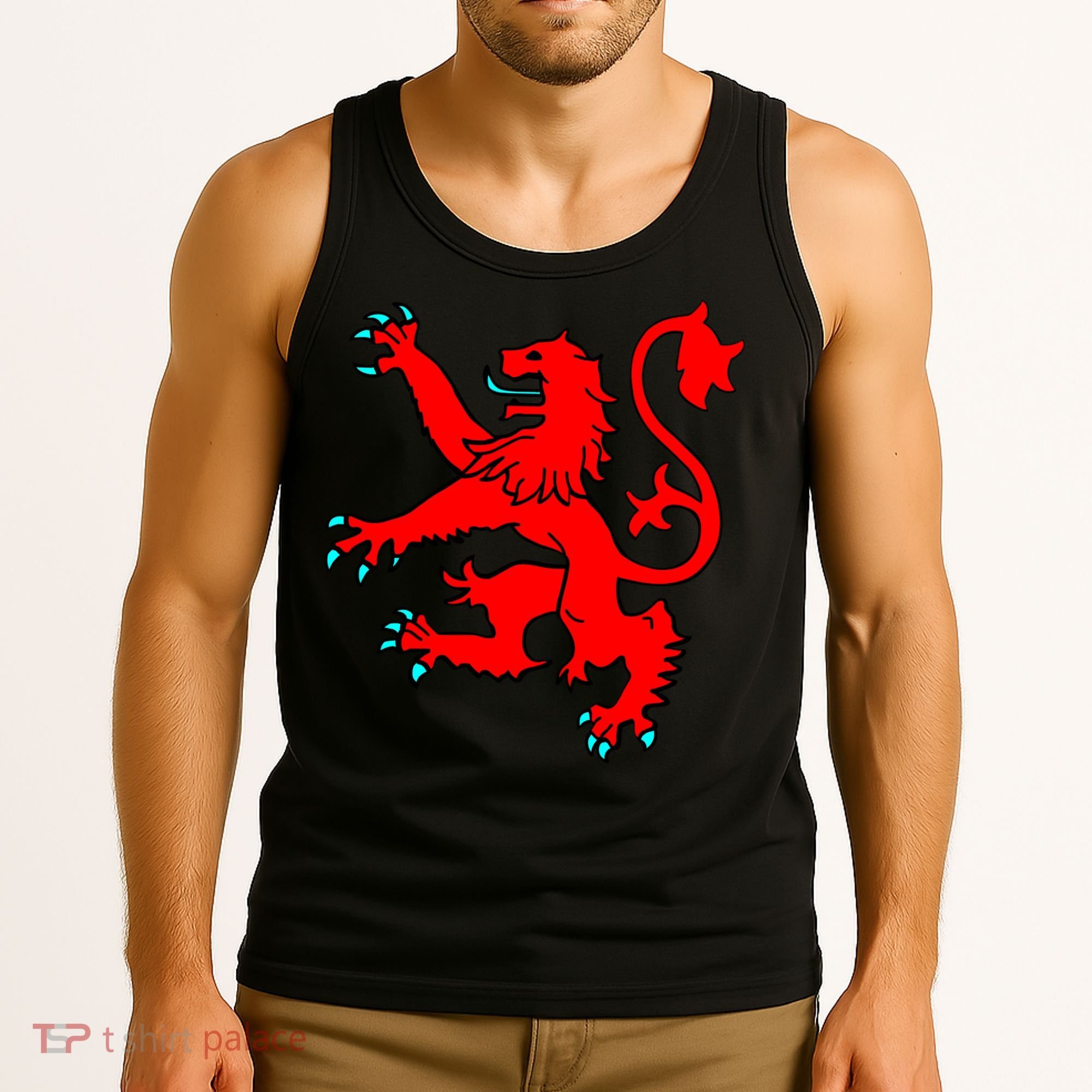 Lion Rampant of Scotland Tank Top