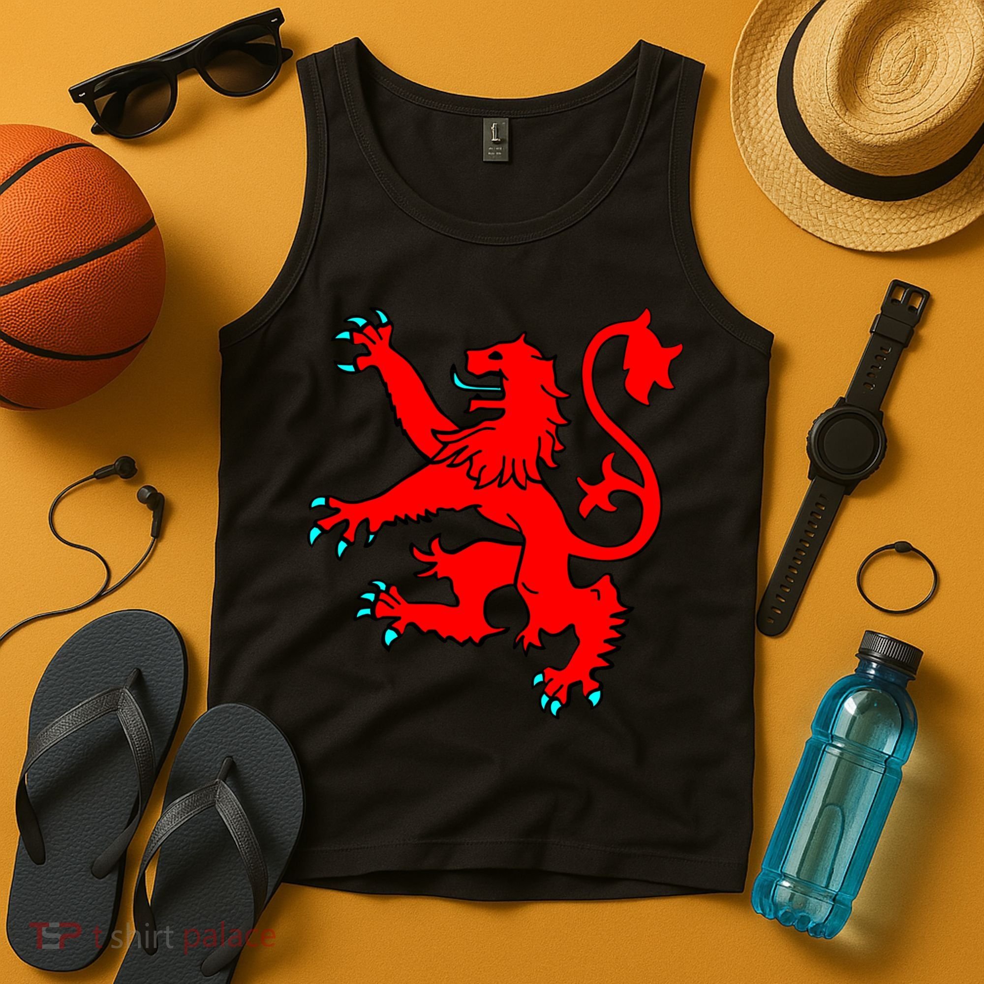 Lion Rampant of Scotland Tank Top