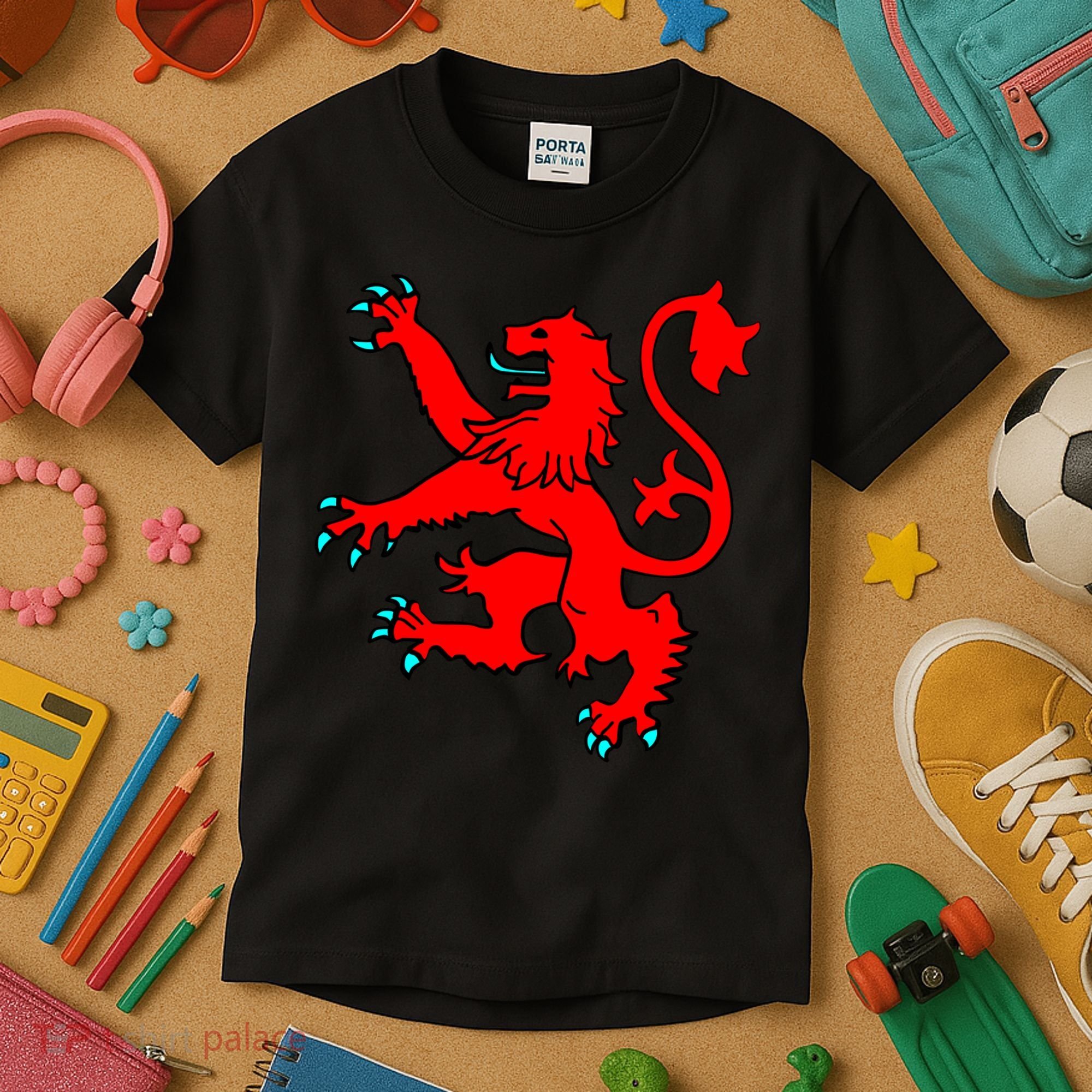 Lion Rampant of Scotland Kids T-Shirt