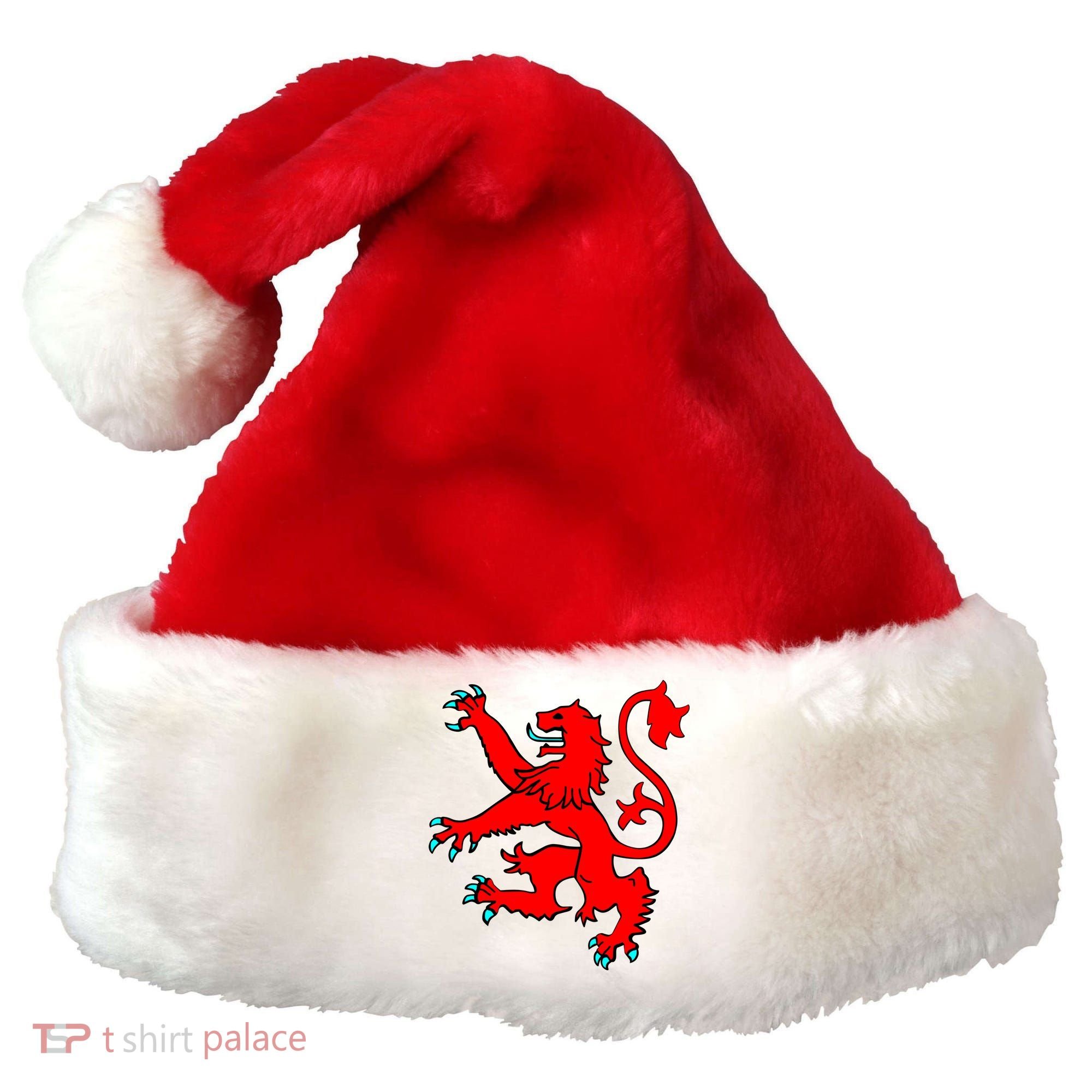 Lion Rampant of Scotland Santa Hat