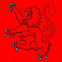 Lion Rampant of Scotland Santa Hat thumb 1