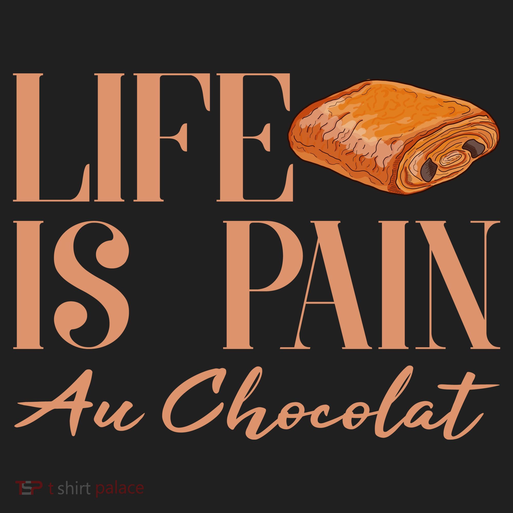 Life Is Pain Au Chocolat Beanie
