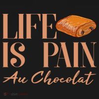 Life Is Pain Au Chocolat Women's Tank Top thumb 5