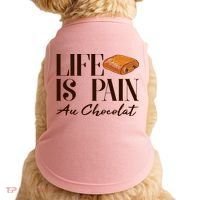 Life Is Pain Au Chocolat Doggie Tank thumb 0