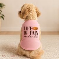 Life Is Pain Au Chocolat Doggie Tank thumb 2