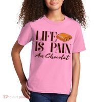 Life Is Pain Au Chocolat Kids T-Shirt thumb 2
