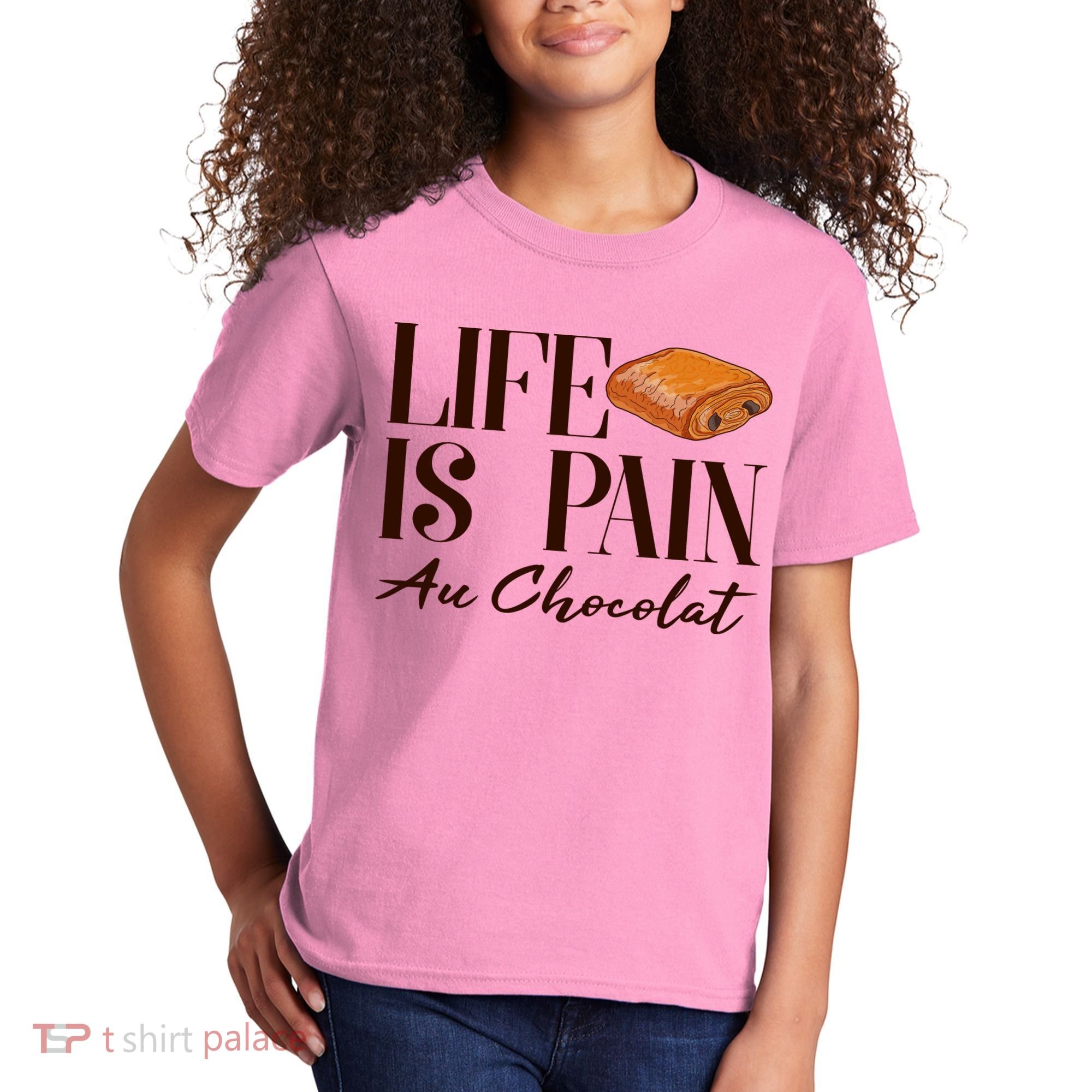 Life Is Pain Au Chocolat Kids T-Shirt