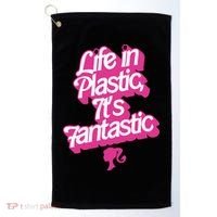Life In Plastic It’s Fantastic Golf Towel thumb 0
