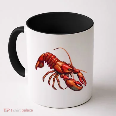 Lobster In Pixel Form Coffee Mug