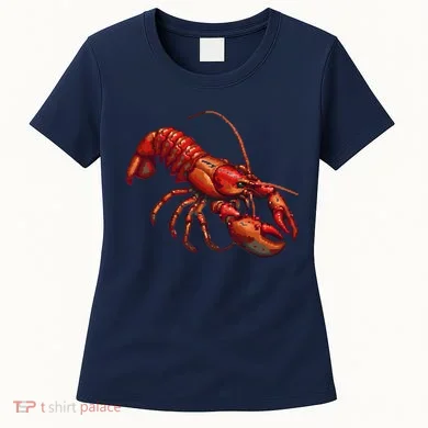 Lobster In Pixel Form Women's T-Shirt