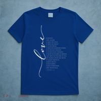 Love Is Patient Kind Bible Verse Christian Inspirational Gift T-Shirt thumb 5