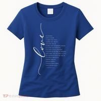 Love Is Patient Kind Bible Verse Christian Inspirational Gift Women's T-Shirt thumb 0