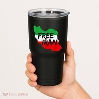 Love Iran Persian Freedom Free Iran Tumbler thumb 2