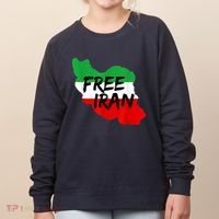 Love Iran Persian Freedom Free Iran Women's Sweatshirt thumb 0