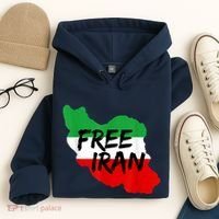 Love Iran Persian Freedom Free Iran Hoodie thumb 4