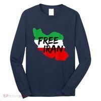 Love Iran Persian Freedom Free Iran Long Sleeve Shirt thumb 0