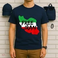 Love Iran Persian Freedom Free Iran T-Shirt thumb 6