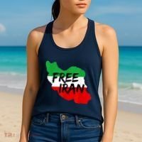 Love Iran Persian Freedom Free Iran Women's Tank Top thumb 2
