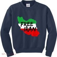 Love Iran Persian Freedom Free Iran Kids Sweatshirt thumb 0