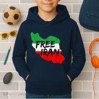 Love Iran Persian Freedom Free Iran Kids Hoodie thumb 2