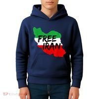 Love Iran Persian Freedom Free Iran Kids Hoodie thumb 4