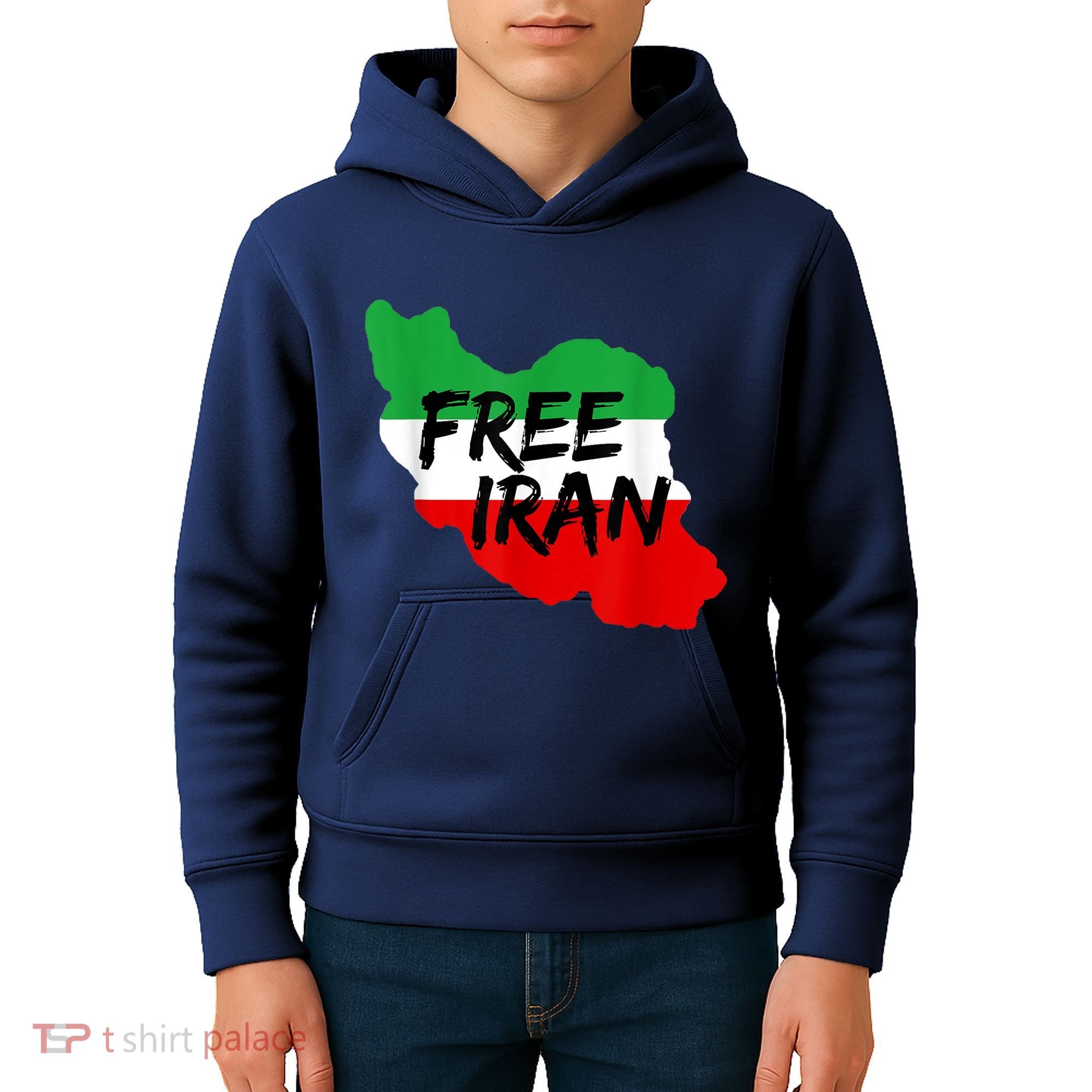 Love Iran Persian Freedom Free Iran Kids Hoodie