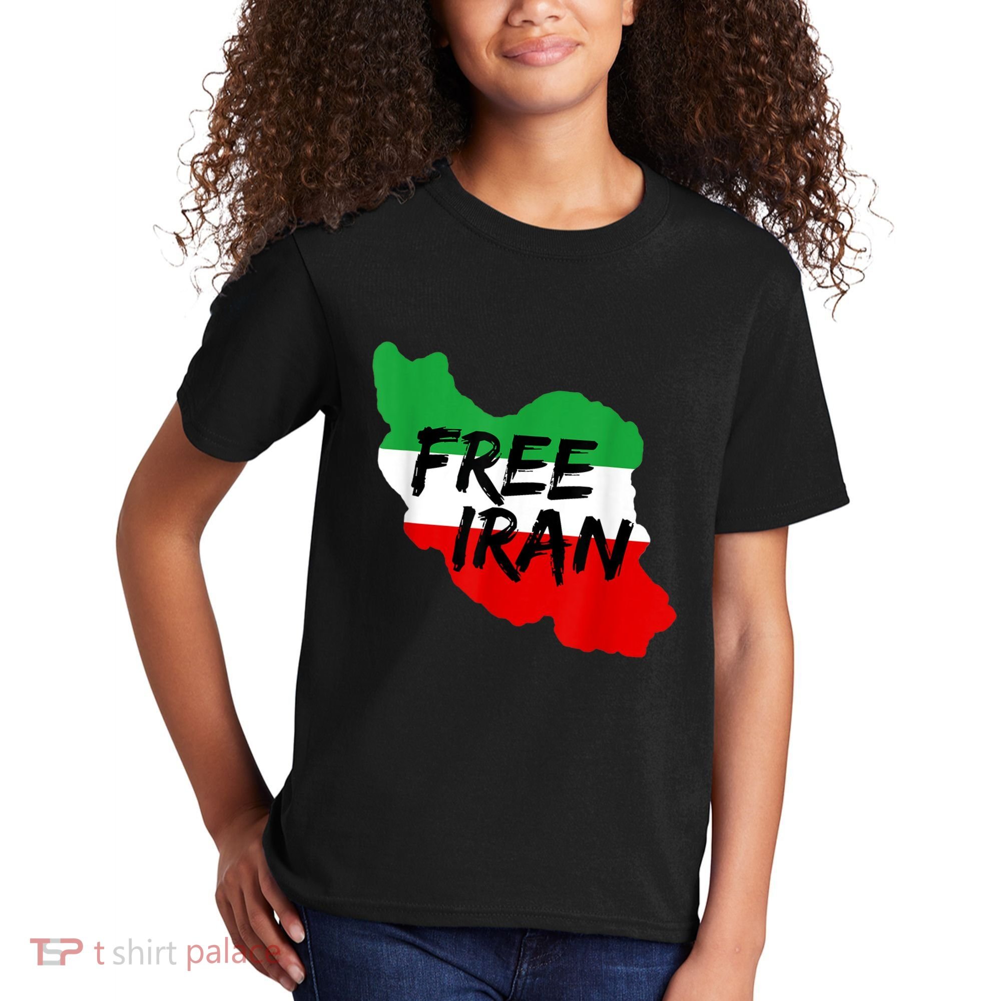 Love Iran Persian Freedom Free Iran Kids T-Shirt