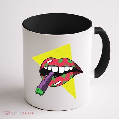 Lips Joint Coffee Mug back
