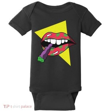 Lips Joint Baby Bodysuit
