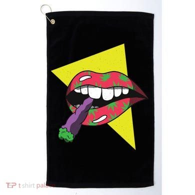 Lips Joint Golf Towel