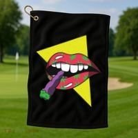 Lips Joint Golf Towel thumb 1
