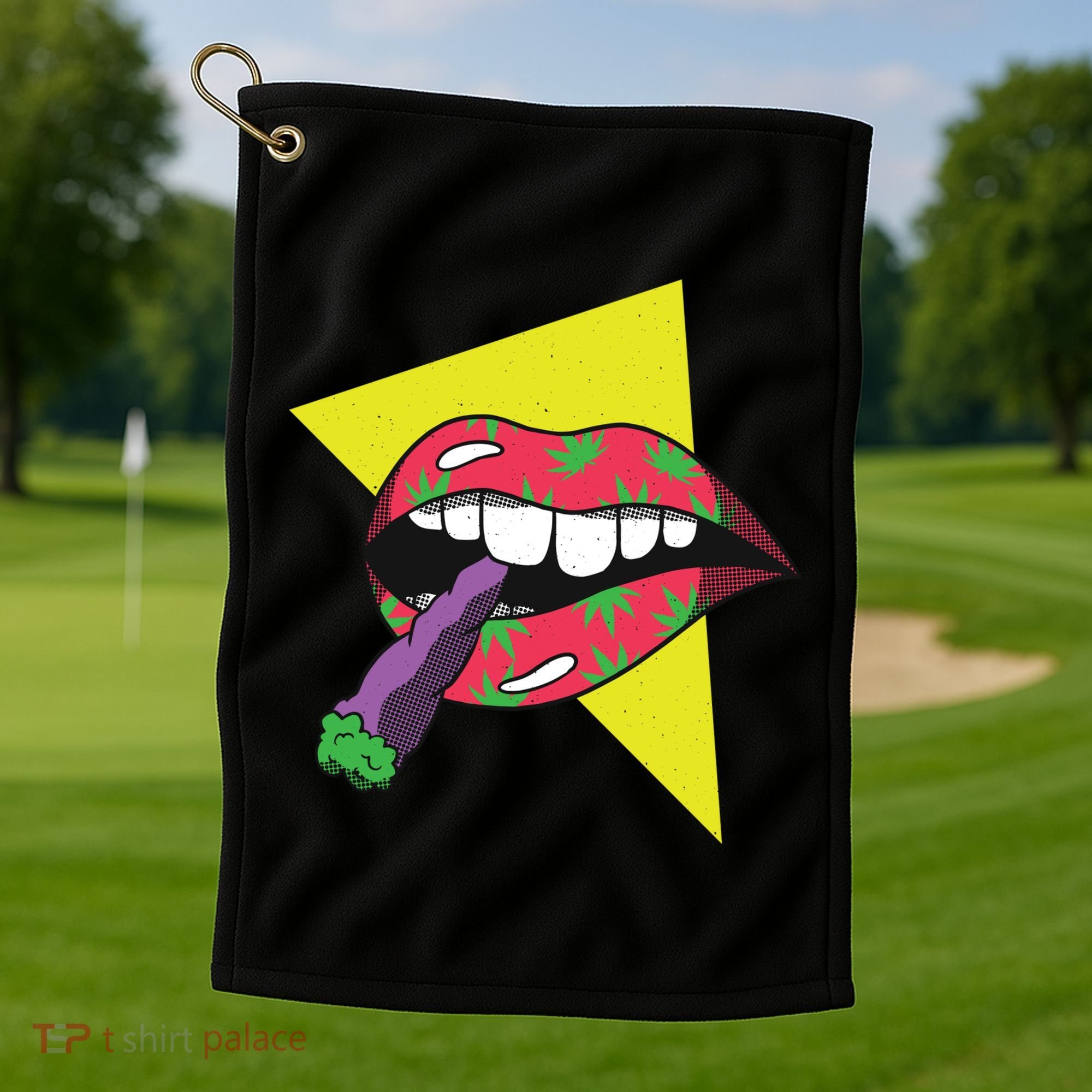 Lips Joint Golf Towel