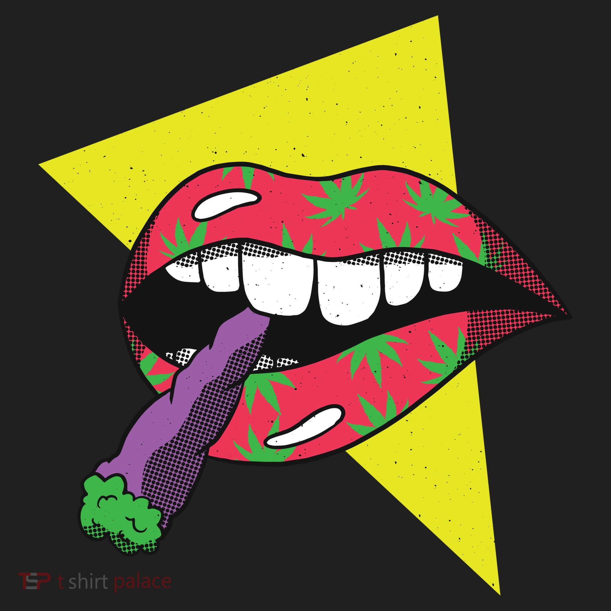 Lips Joint Golf Towel