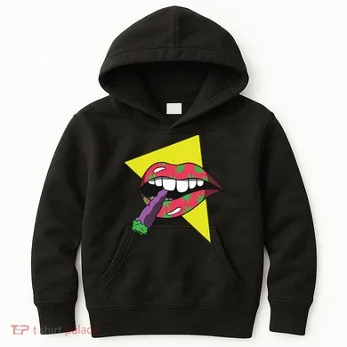 Lips Joint Kids Hoodie