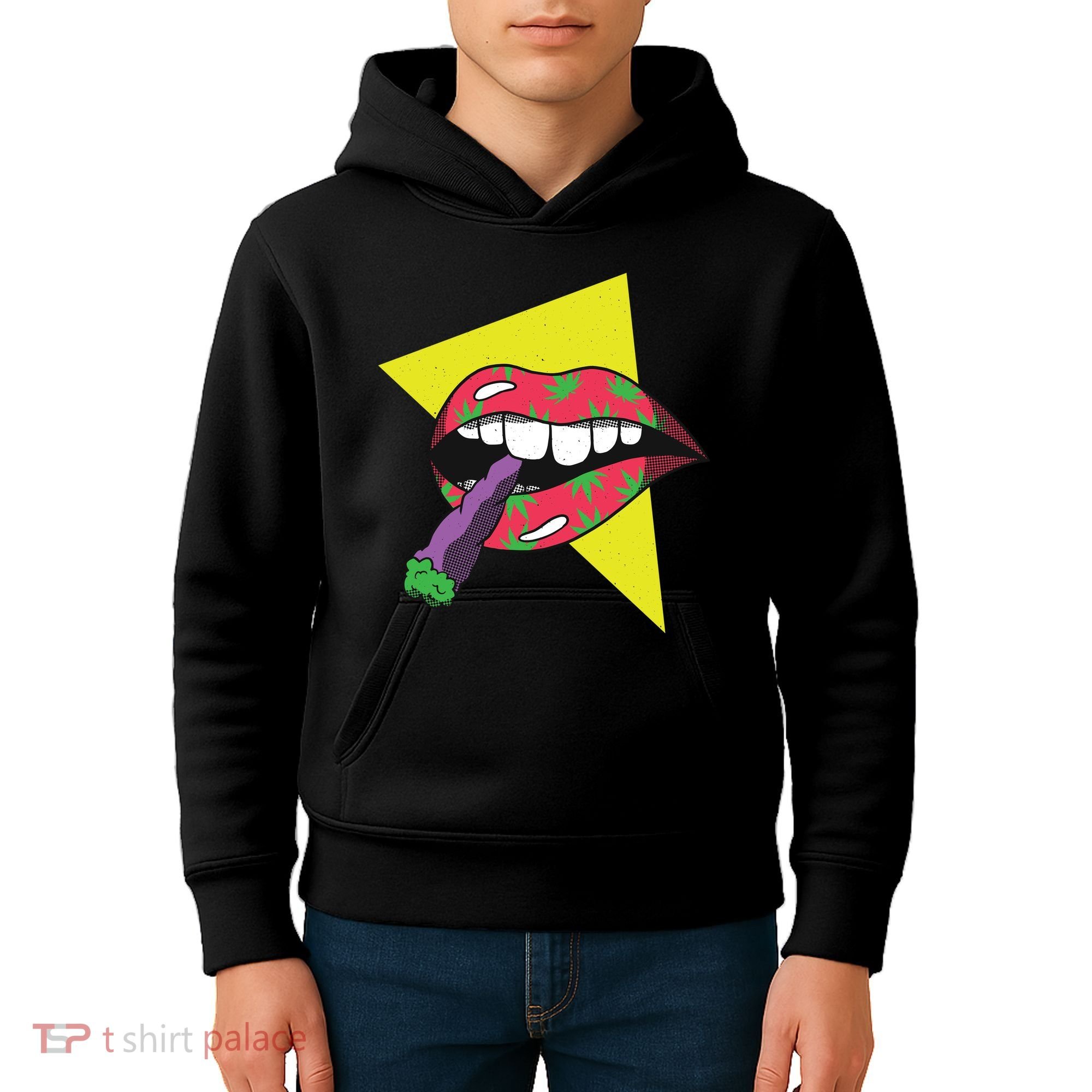 Lips Joint Kids Hoodie