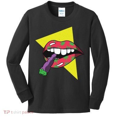 Lips Joint Kids Long Sleeve Shirt