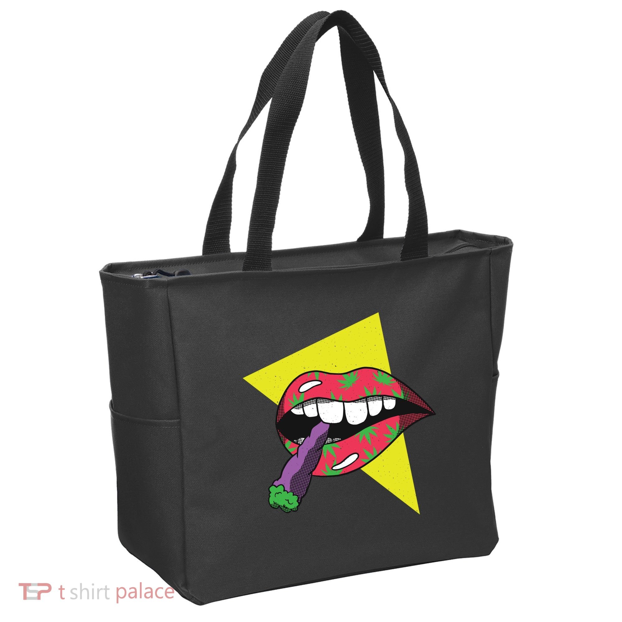 Lips Joint Tote Bag
