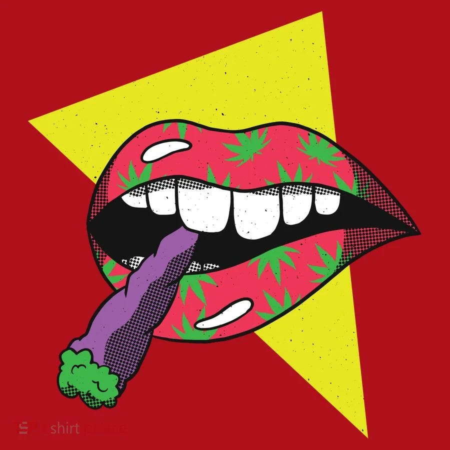Lips Joint Christmas Stocking