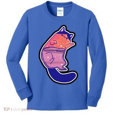 Liquid Cat Kids Long Sleeve Shirt