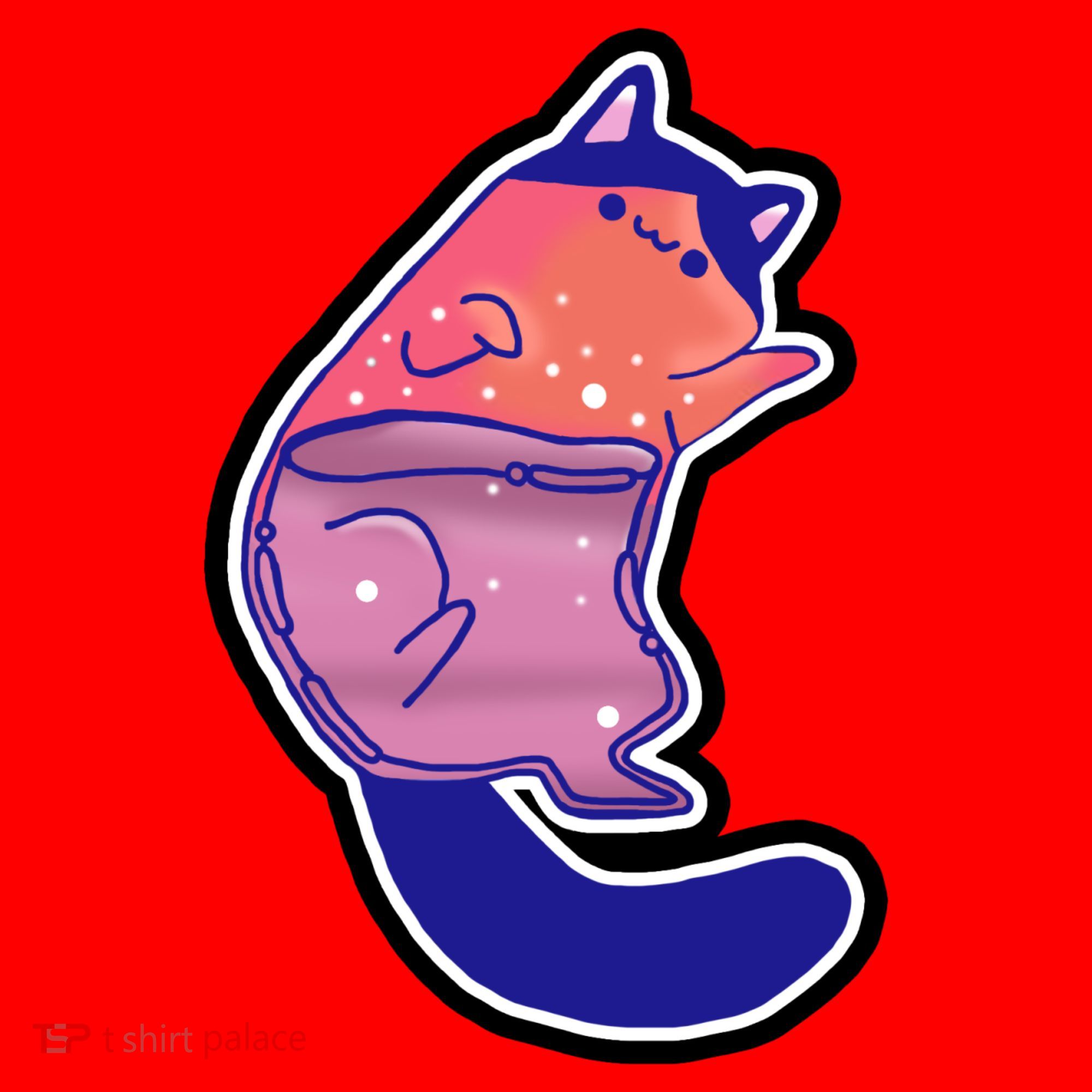 Liquid Cat Santa Hat