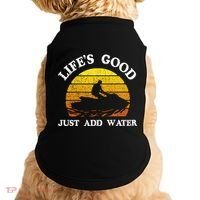 Life Is Really Good Just Add Water Jet Ski Outdoor Gift Doggie Tank thumb 0