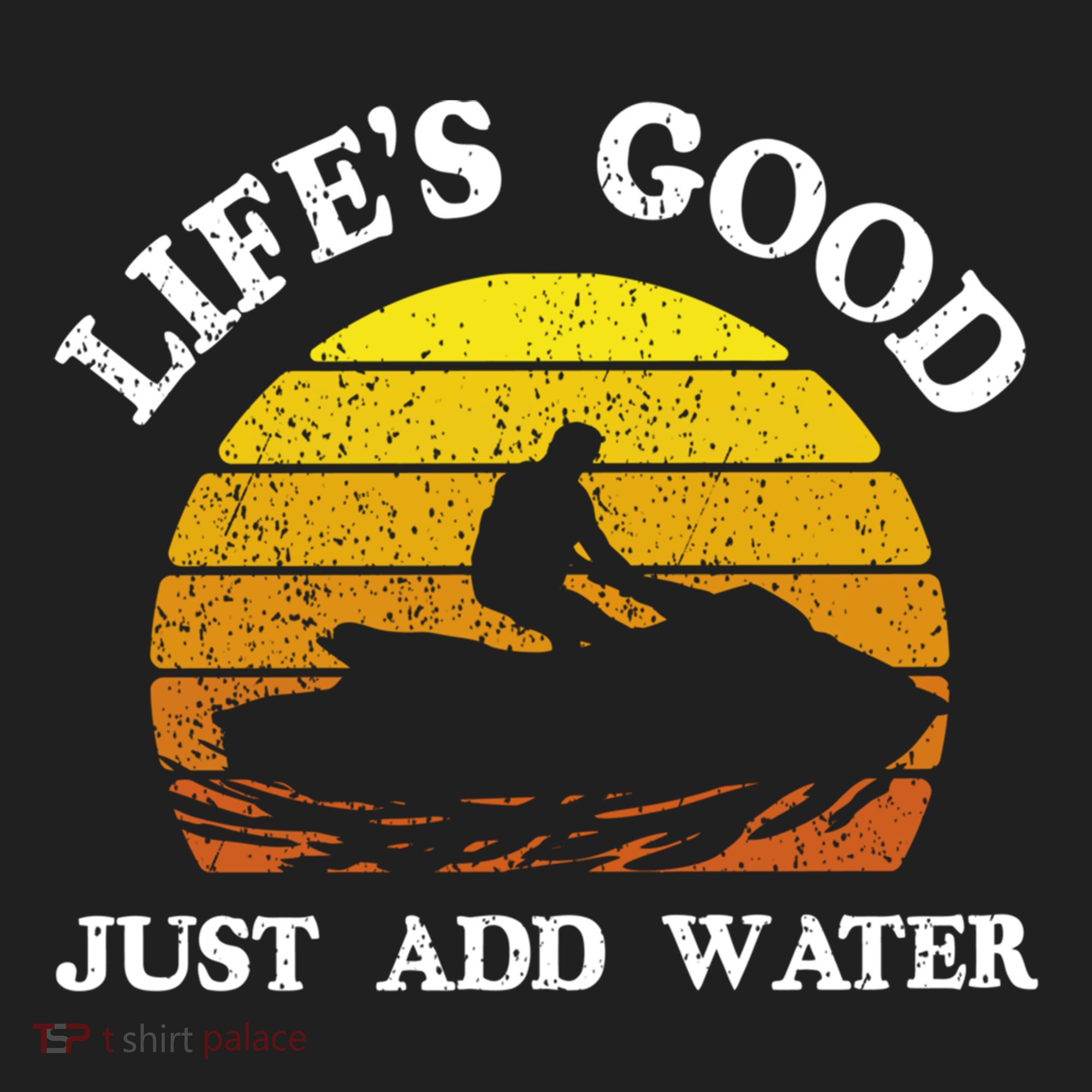 Life Is Really Good Just Add Water Jet Ski Outdoor Gift Beanie
