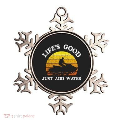 Life Is Really Good Just Add Water Jet Ski Outdoor Gift Ornament