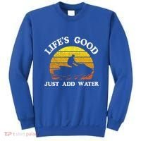 Life Is Really Good Just Add Water Jet Ski Outdoor Gift Sweatshirt thumb 0