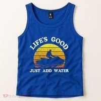 Life Is Really Good Just Add Water Jet Ski Outdoor Gift Tank Top thumb 2