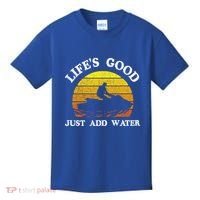 Life Is Really Good Just Add Water Jet Ski Outdoor Gift Kids T-Shirt thumb 0