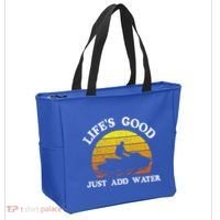 Life Is Really Good Just Add Water Jet Ski Outdoor Gift Tote Bag thumb 2